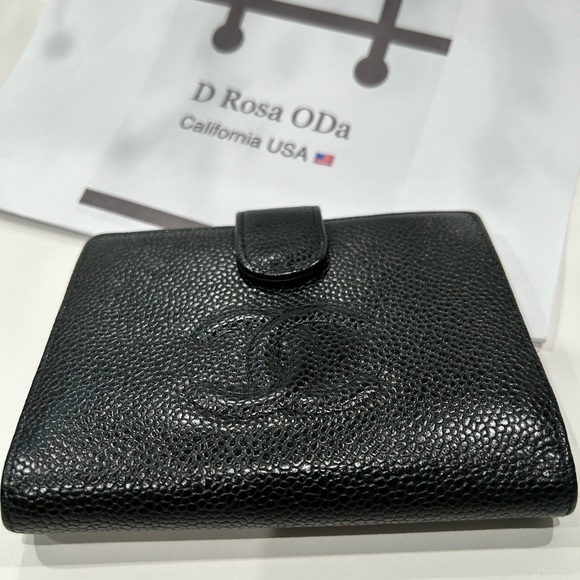 Authentic Chanel  Caviar Coin card  wallet - Picture 2 of 11